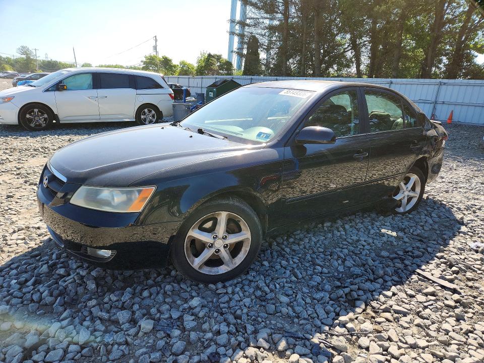 2008 Hyundai Sonata VIN 5NPEU46F08H353771 COPART salvage auction — REAR END, Nj - Cert Of Title-Salvage, sold $400 on 2026-07-13 (photo 1)