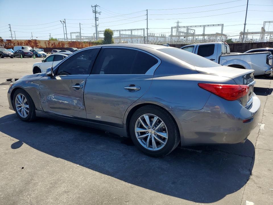 2014 Infiniti Q50 VIN JN1AV7AP5EM692205 COPART salvage auction — SIDE, Ca - Salvage Certificate, sold $1,050 on 2026-07-15 (photo 2)