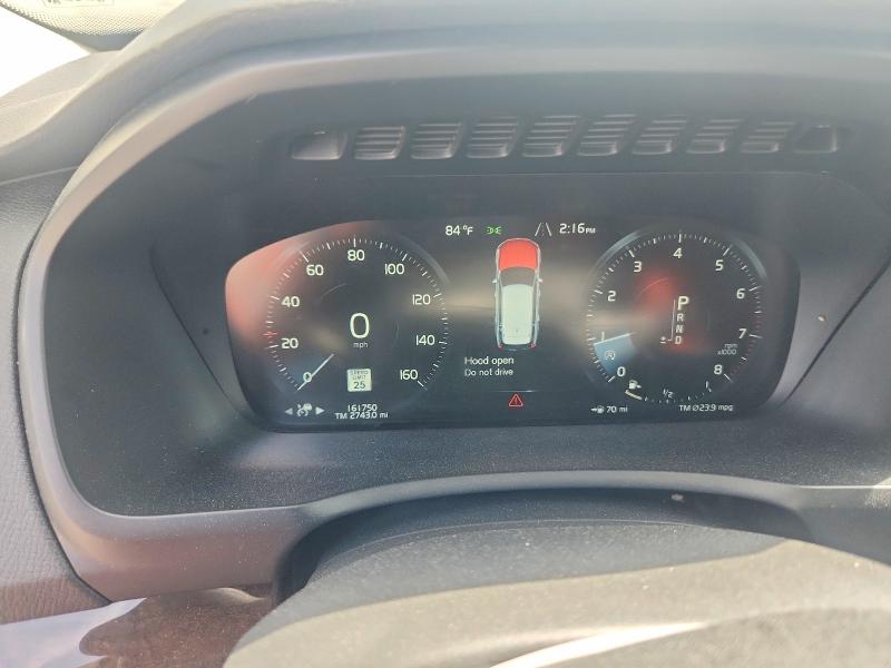 2016 Volvo VIN YV4A22PKXG1058023 COPART salvage auction — FRONT END, Ri - Salvage Certificate Of Title, sold $3,300 on 2026-07-09 (photo 9)