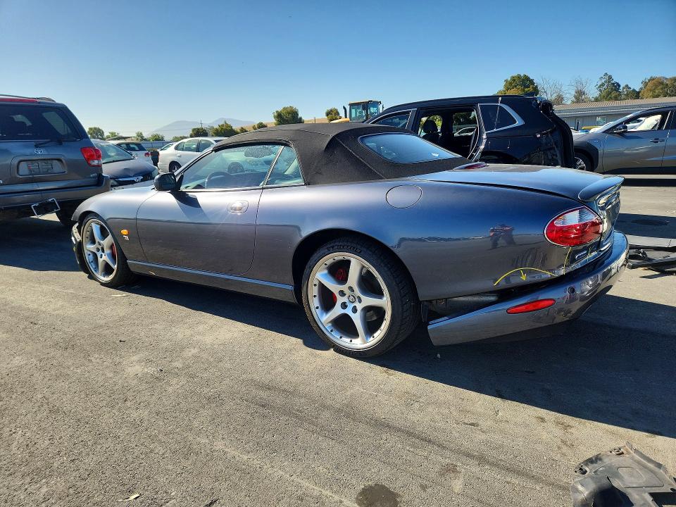 2005 Jaguar Xkr VIN SAJDA42B753A41580 COPART salvage auction — FRONT END, Ca - Salvage Certificate, sold $3,950 on 2026-07-20 (photo 2)