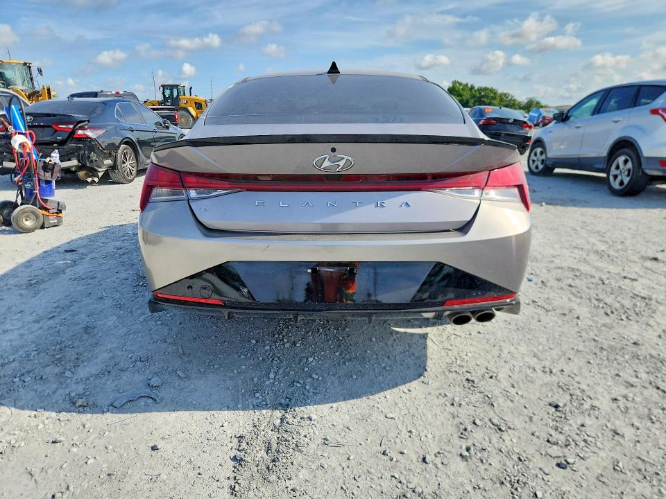 2023 Hyundai Elantra VIN KMHLR4AF6PU543753 COPART salvage auction — FRONT END, Fl - Cert Of Title Slvg Rebuildable (P), sold $4,900 on 2026-07-06 (photo 6)