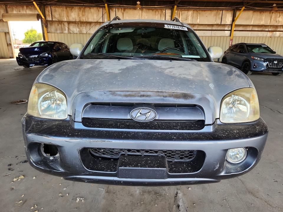 2005 Hyundai Santa fe VIN KM8SC73D65U959213 COPART salvage auction — FRONT END, Az - Certificate Of Title, sold $550 on 2026-07-22 (photo 5)