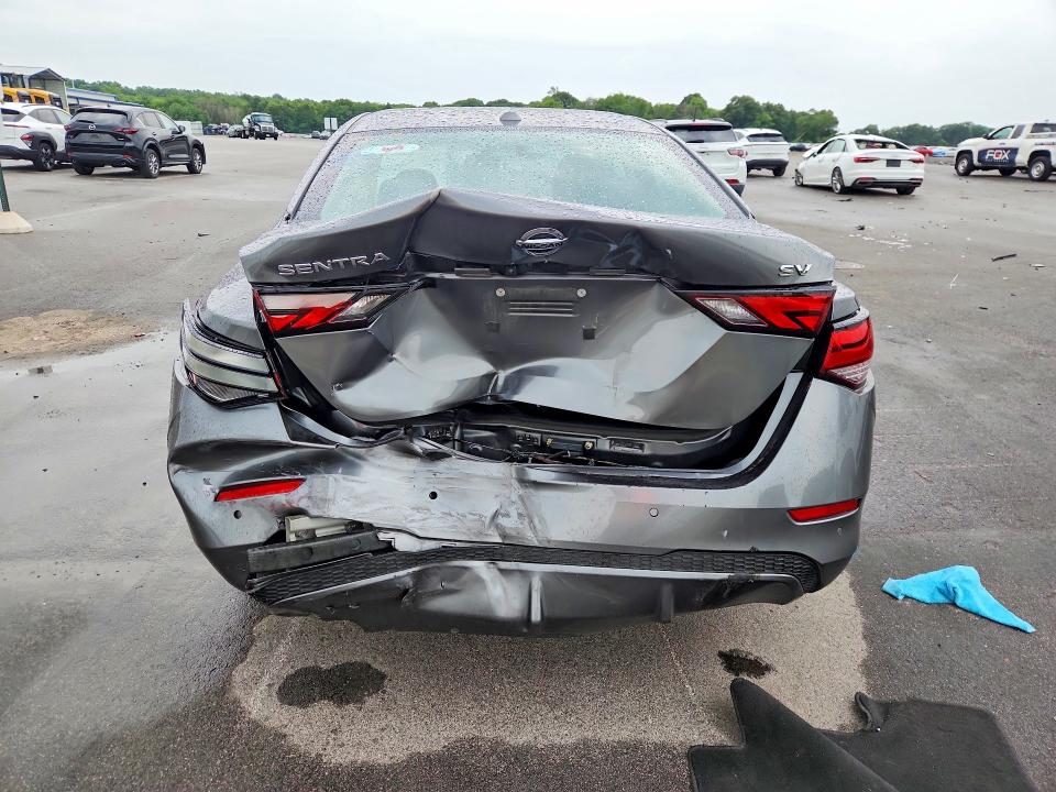 2021 Nissan Sentra VIN 3N1AB8CV9MY214987 COPART salvage auction — REAR END, VA - CERT OF TITLE - SALVAGE, sold $1,650 on 2026-07-27 (photo 6)