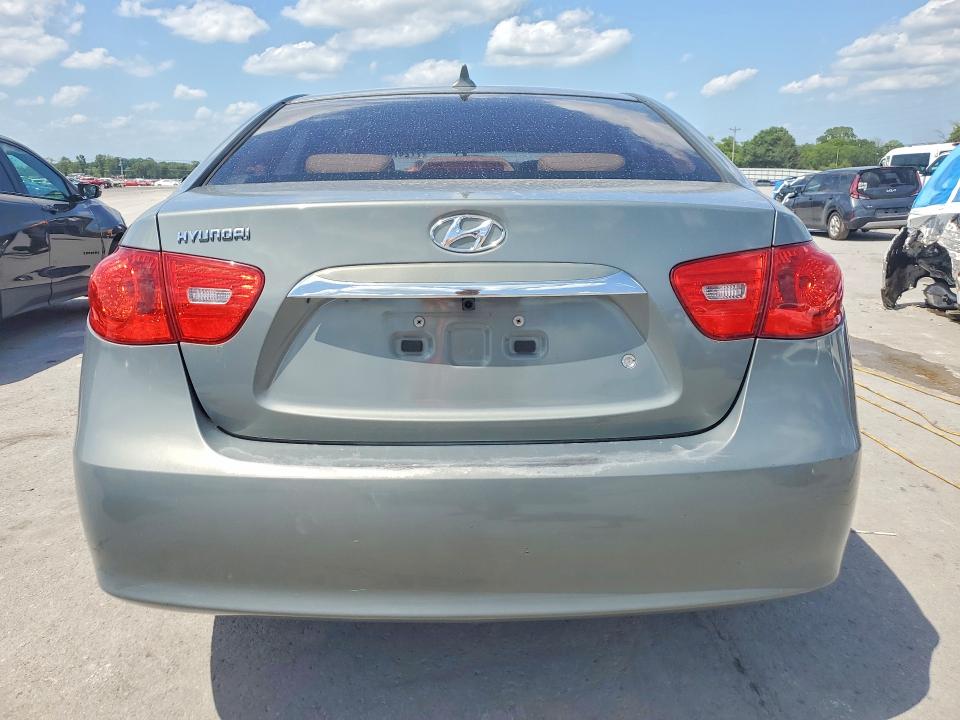 2010 Hyundai Elantra VIN KMHDU4AD1AU143589 COPART salvage auction — FRONT END, Tn - Salvage Certificate, sold $525 on 2026-07-13 (photo 6)