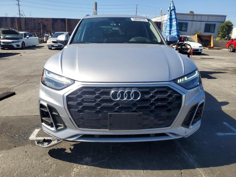 2022 Audi Q5 VIN WA1FAAFY4N2013446 COPART salvage auction — SIDE, Ca - Salvage Certificate, sold $18,900 on 2026-07-08 (photo 5)