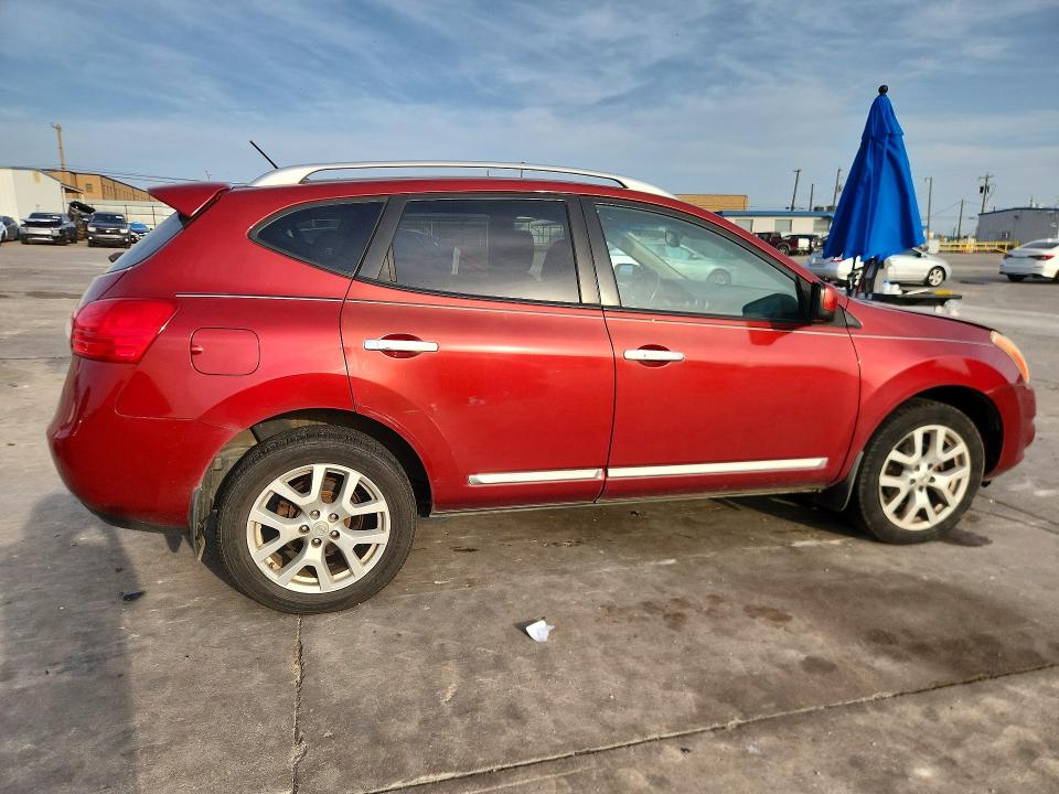 2012 Nissan Rogue VIN JN8AS5MT1CW296331 COPART salvage auction — FRONT END, Tx - Salvage Vehicle Title, sold $575 on 2026-07-13 (photo 3)