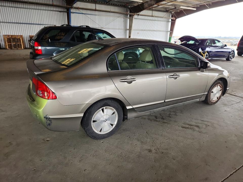 2006 Honda Civic hybrid VIN JHMFA36206S028801 COPART salvage auction — MINOR DENT/SCRATCHES, Ca - Dis/Dlr/Exp Only Clean Title, sold $550 on 2026-07-09 (photo 3)
