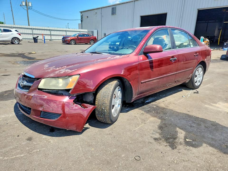 2008 Hyundai Sonata VIN 5NPET46C88H321420 COPART salvage auction — FRONT END, Fl - Cert Of Title Slvg Rebuildable, sold $275 on 2026-07-06 (photo 1)