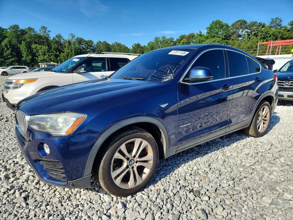 2017 BMW X4 VIN 5UXXW3C50H0T78304 COPART salvage auction — MINOR DENT/SCRATCHES, Ga - Dealer Only Clean Title (P), sold $6,300 on 2026-07-09 (photo 1)
