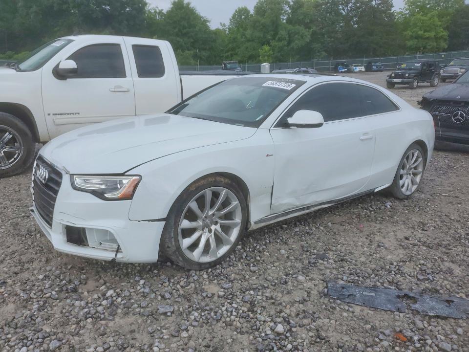 2016 Audi A5 VIN WAUM2AFR4GA018218 COPART salvage auction — SIDE, Tn - Certificate Of Title (P), sold $500 on 2026-07-02 (photo 1)