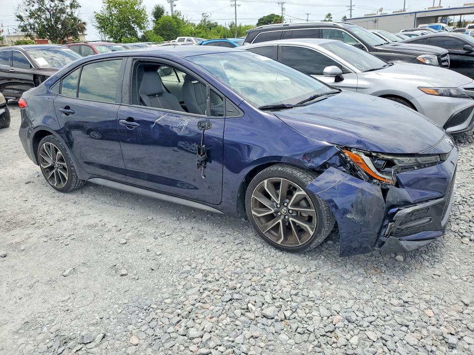 2020 Toyota VIN JTDS4RCE3LJ022453 COPART salvage auction — FRONT END, Fl - Cert Of Title Slvg Rebuildable, sold $5,200 on 2026-07-14 (photo 4)