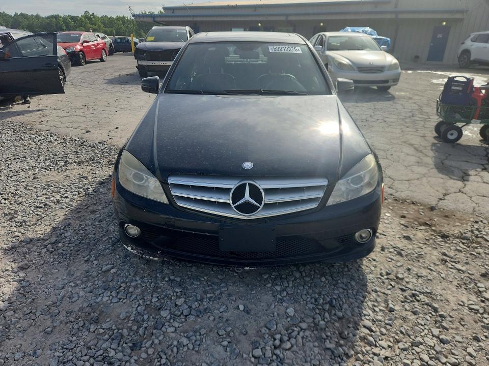 2010 Mercedes-benz C class VIN WDDGF8BB6AR106711 COPART salvage auction — FRONT END, Tn - Certificate Of Title, sold $625 on 2026-07-07 (photo 5)