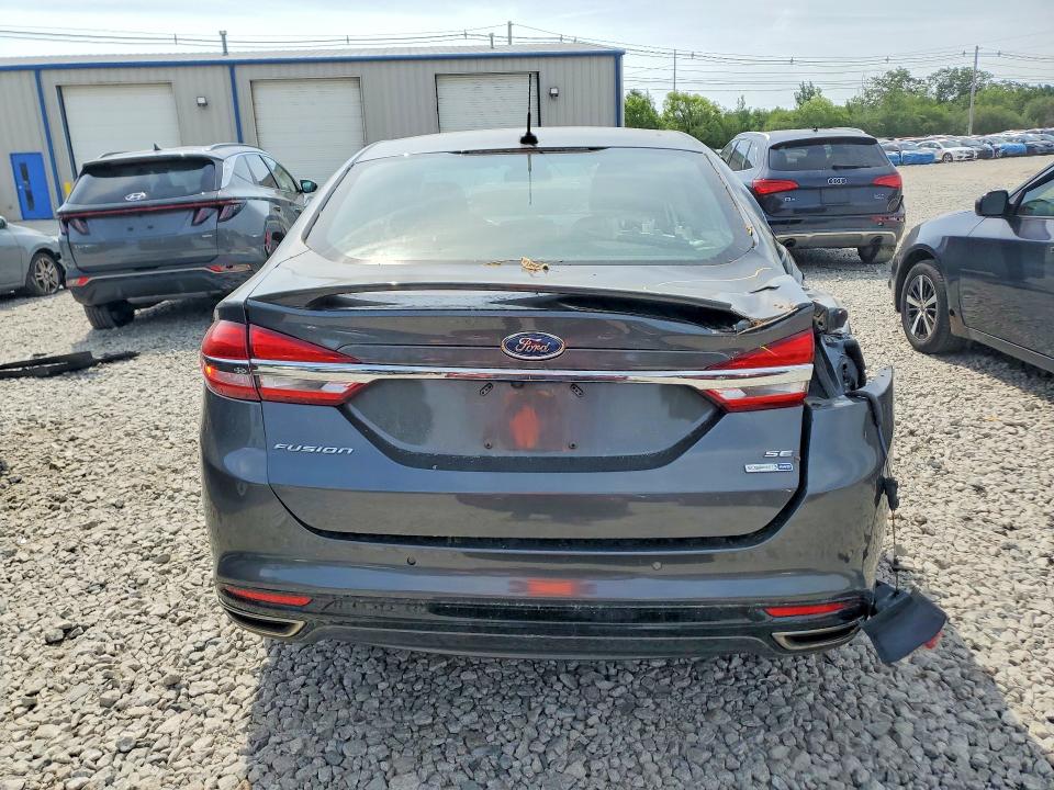 2017 Ford Fusion VIN 3FA6P0T90HR249125 COPART salvage auction — REAR END, Ma - Cert Of Title-Salvage, sold $100 on 2026-07-23 (photo 6)