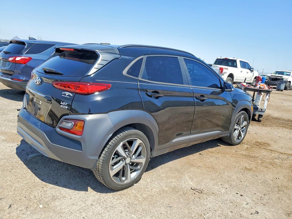 2018 Hyundai Kona VIN KM8K3CA56JU097089 COPART salvage auction — REAR END, Az - Cert Of Title - Salvage, sold $3,700 on 2026-07-17 (photo 3)