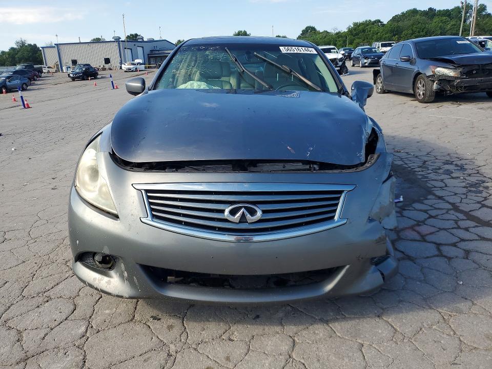 2011 Infiniti G VIN JN1CV6AR9BM405545 COPART salvage auction — FRONT END, Tn - Salvage Certificate, sold $150 on 2026-07-22 (photo 5)