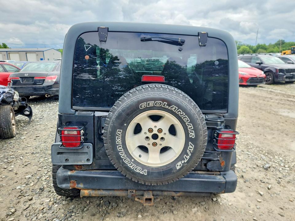 2001 Jeep Wrangler / VIN 1J4FA59S91P316718 COPART salvage auction — MECHANICAL, Ma - Cert Of Title-Reconstrctd Coll, sold $800 on 2026-07-22 (photo 6)