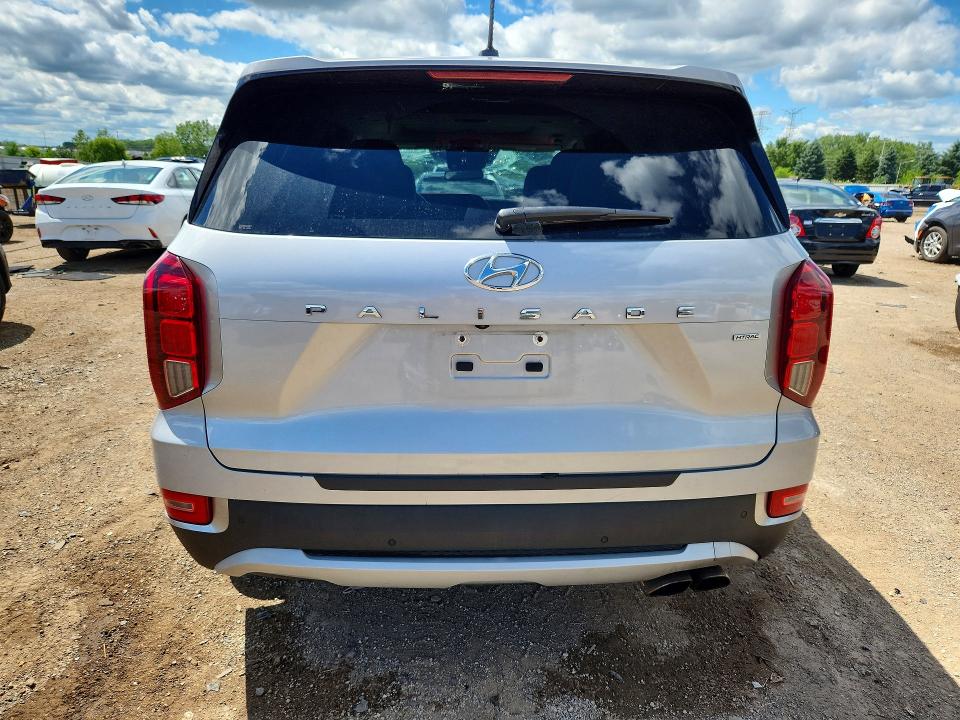 2021 Hyundai Palisade VIN KM8R3DHE1MU302204 COPART salvage auction — FRONT END, Il - Salvage Certificate, sold $250 on 2026-07-21 (photo 6)