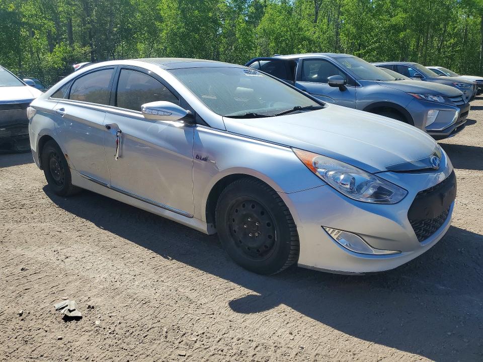 2013 Hyundai Sonata VIN KMHEC4A43DA082050 COPART salvage auction — SIDE, On - Permit No Brand - Unfit, sold $375 on 2026-07-23 (photo 4)