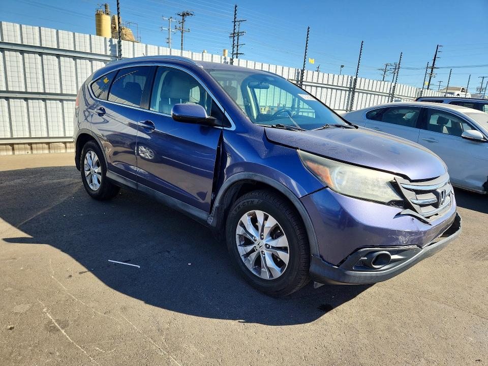 2012 Honda Cr-v VIN JHLRM3H74CC002631 COPART salvage auction — REAR END, Ca - Salvage Certificate, sold $3,100 on 2026-07-08 (photo 4)