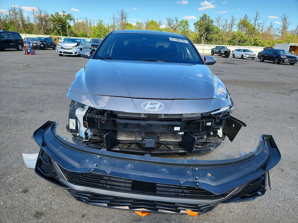 2025 Hyundai Elantra VIN KMHLS4DG1SU872619 COPART salvage auction — FRONT END, Ny - Mv-907A Salvage Certificate, sold $6,000 on 2026-07-20 (photo 5)