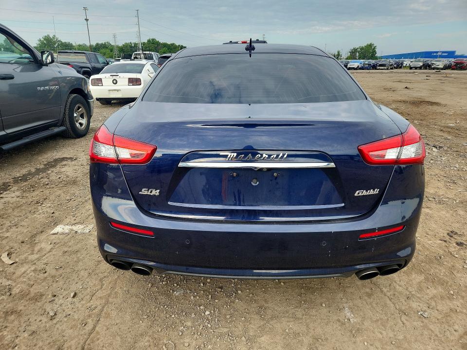 2018 Maserati Ghibli VIN ZAM57YTAXJ1278657 COPART salvage auction — FRONT END, MI - CERTIFICATE OF TITLE, sold $3,150 on 2026-07-14 (photo 6)