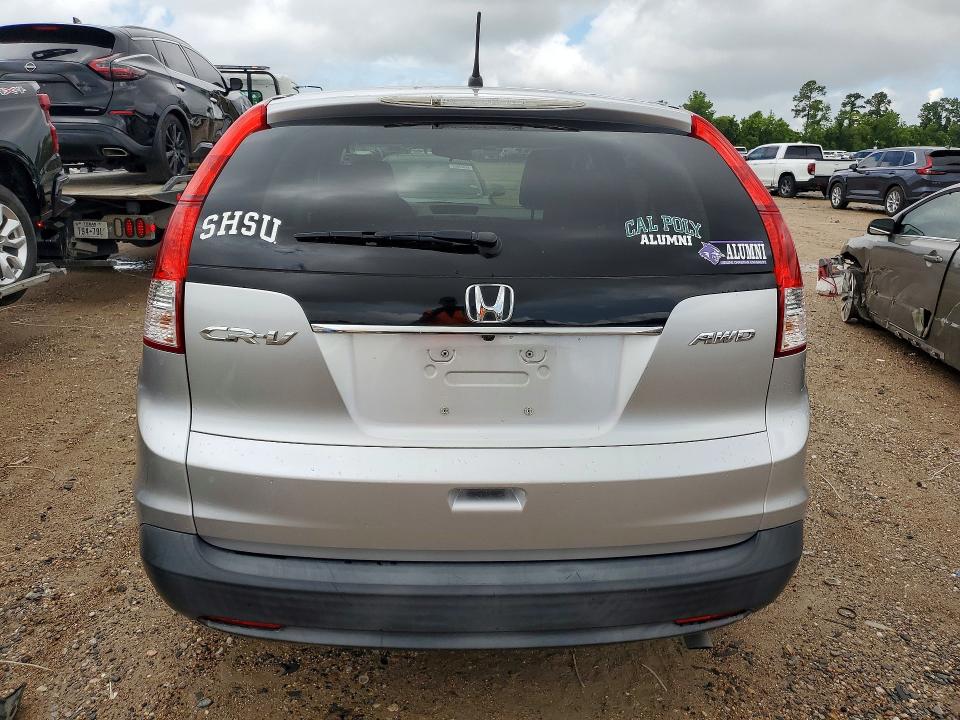 2012 Honda Cr-v VIN JHLRM4H53CC005198 COPART salvage auction — FRONT END, Tx - Salvage Vehicle Title, sold $2,850 on 2026-07-07 (photo 6)