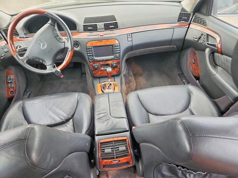 2005 Mercedes-benz S class VIN WDBNG84J95A455934 COPART salvage auction — MINOR DENT/SCRATCHES, MA - CERTIFICATE OF TITLE, sold $450 on 2026-07-15 (photo 8)