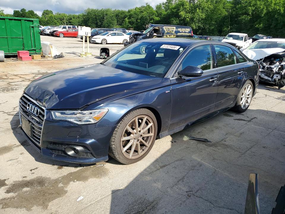2018 Audi A6 VIN WAUG8AFC0JN056620 COPART salvage auction — FRONT END, Pa - Certificate Of Salvage, sold $7,000 on 2026-07-16 (photo 1)