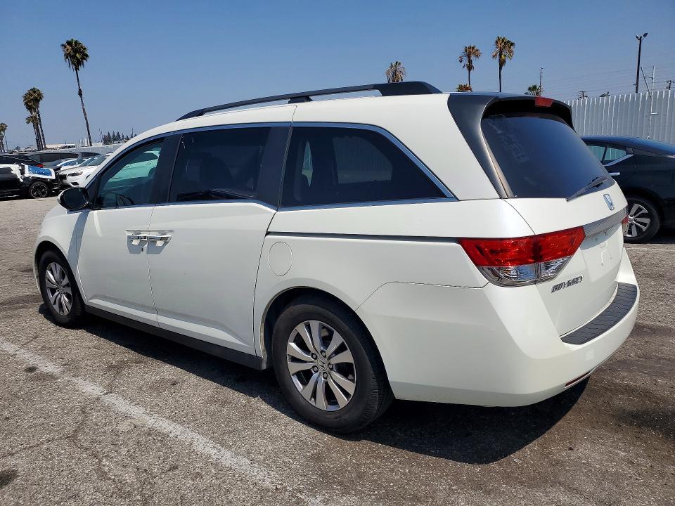 2016 Honda Odyssey VIN 5FNRL5H38GB091282 COPART salvage auction — NORMAL WEAR, CA - DIS/DLR/EXP ONLY CLEAN TITLE (P), sold $2,100 on 2026-07-10 (photo 2)