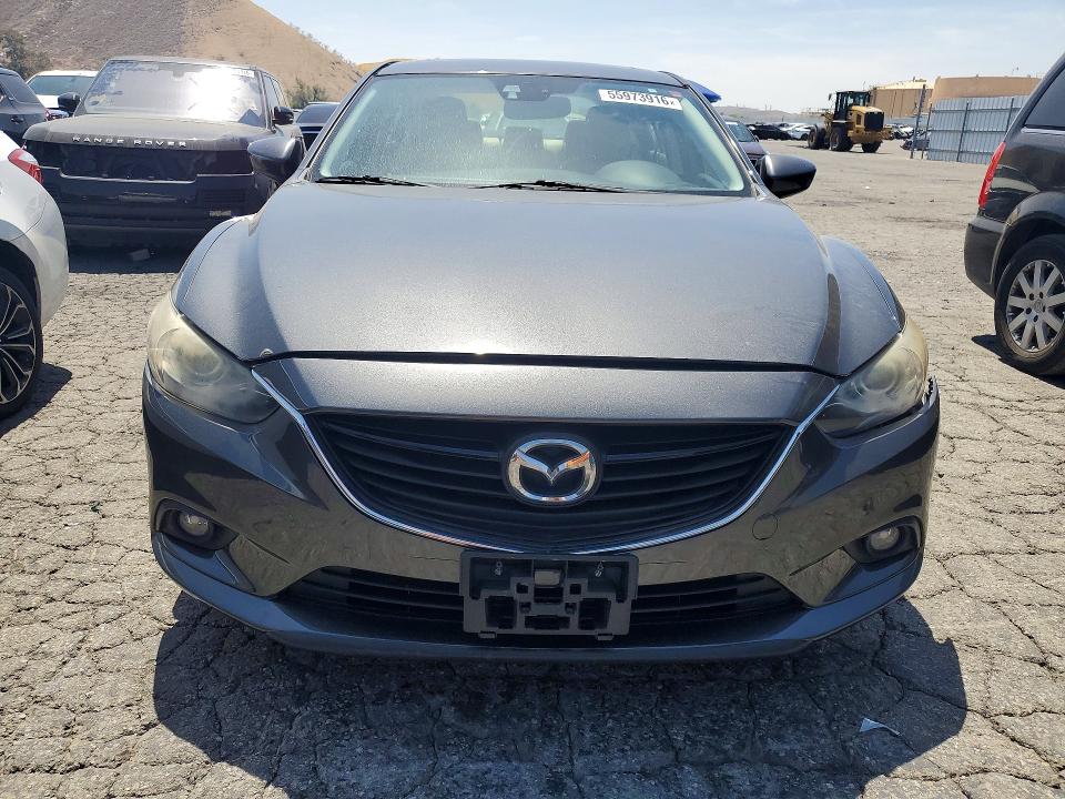 2014 Mazda 6 VIN JM1GJ1W59E1111314 COPART salvage auction — FRONT END, Ca - Salvage Certificate, sold $2,200 on 2026-07-13 (photo 5)