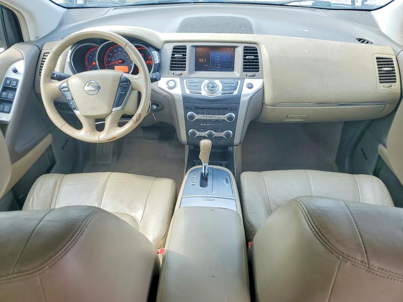 2010 Nissan Murano VIN JN8AZ1MW9AW104939 COPART salvage auction — REAR END, In - Cert Of Title-Salvage Title, sold $250 on 2026-07-17 (photo 8)