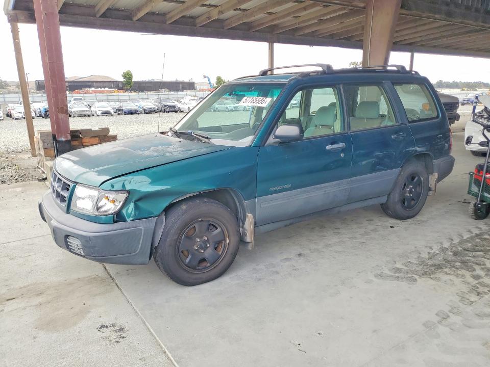 1999 Subaru Forester VIN JF1SF635XXH747527 COPART salvage auction — FRONT END, OR - DIS/DLR/EXP ONLY CLEAN TITLE, sold $125 on 2026-07-16 (photo 1)