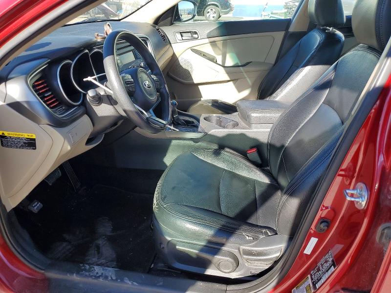 2015 Kia Optima VIN 5XXGM4A7XFG485423 COPART salvage auction — REAR END, Ut - Salvage Certificate, sold $1,100 on 2026-07-27 (photo 7)