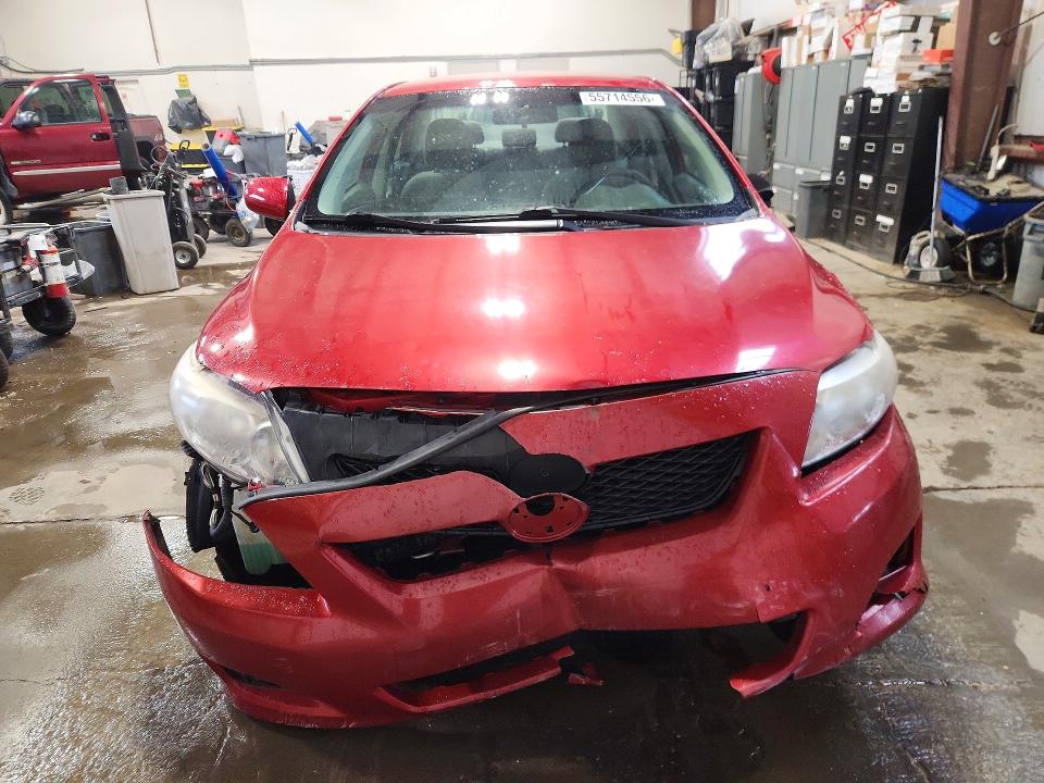2009 Toyota Corolla VIN 2T1BU40E89C072504 COPART salvage auction — FRONT END, AB - BOS - SALVAGE, sold $1,150 on 2026-07-02 (photo 5)