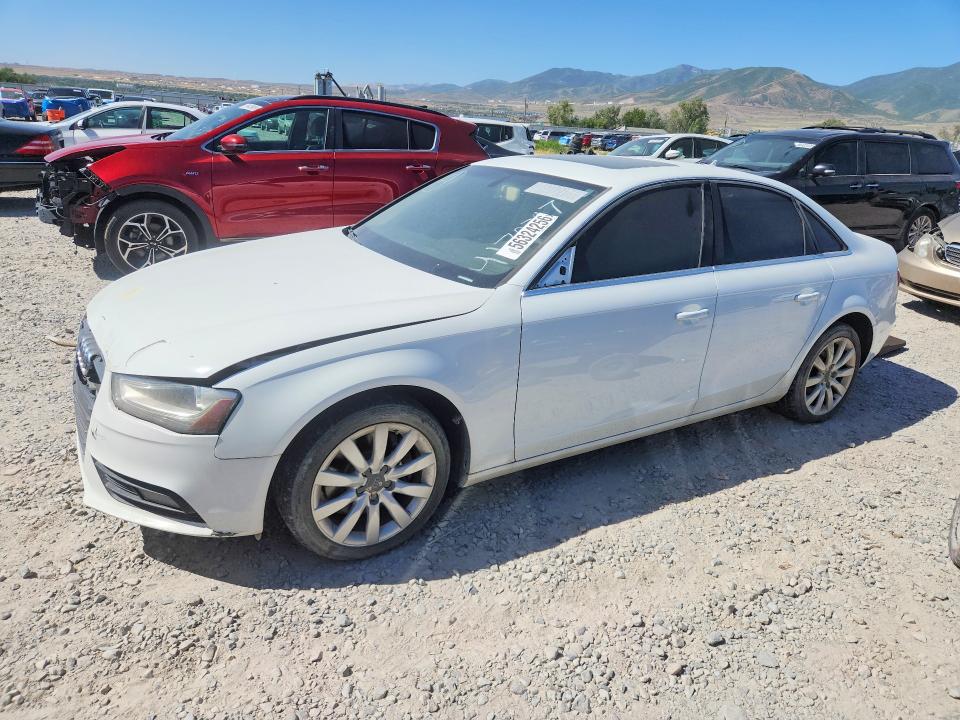 2013 Audi A4 VIN WAUBFAFL8DN013180 COPART salvage auction — FRONT END, Co - Salvage Title (P), sold $2,800 on 2026-07-17 (photo 1)