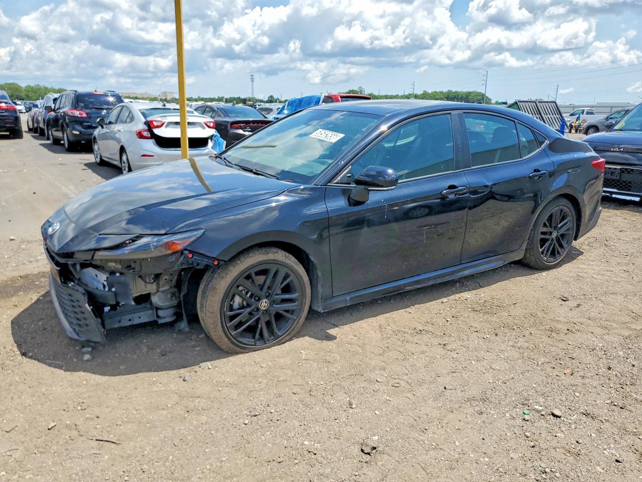 2025 Toyota Camry VIN 4T1DAACK9SU004086 COPART salvage auction — Front End, FL - CERTIFICATE OF TITLE, sold $17,600 on 2026-07-07 (photo 1)