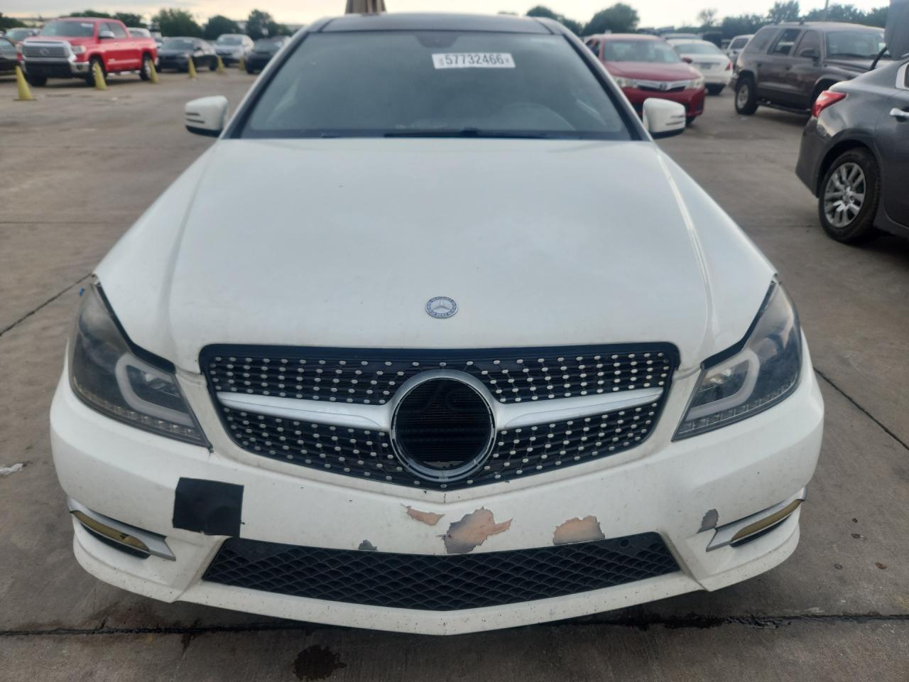 2015 Mercedes-Benz C-Class VIN WDDGJ4HB7FG368884 COPART salvage auction — Front End, TX - CERTIFICATE OF TITLE, sold $600 on 2026-07-09 (photo 5)