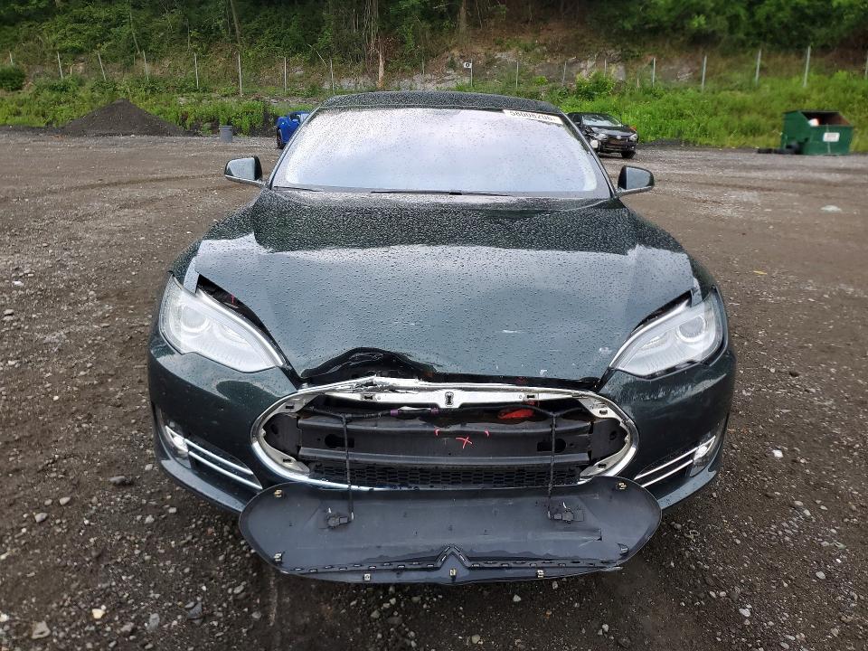 2013 Tesla VIN 5YJSA1DP1DFP27061 COPART salvage auction — FRONT END, Ny - Mv-907A Salvage Certificate, sold $4,200 on 2026-07-09 (photo 5)