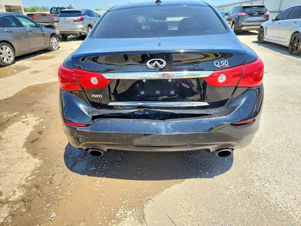 2017 Infiniti VIN JN1CV7AR2HM681368 COPART salvage auction — REAR END, KS - CERT OF TITLE-SALVAGE, sold $2,600 on 2026-07-02 (photo 6)