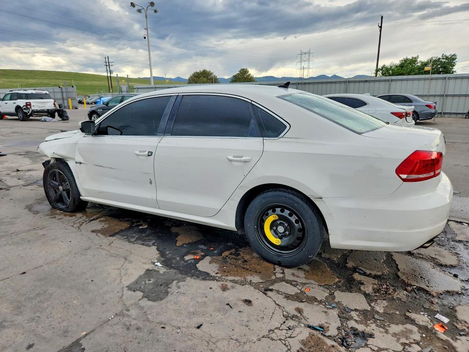 2014 Volkswagen Passat VIN 1VWBT7A3XEC053874 COPART salvage auction — FRONT END, Co - Certificate Of Title, sold $475 on 2026-08-10 (photo 2)