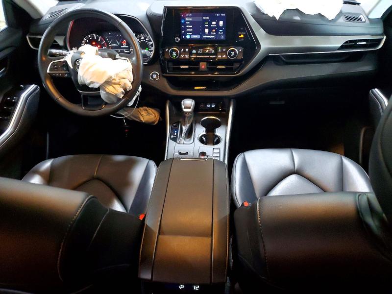 2023 Toyota Highlander VIN 5TDKDRAH5PS046226 COPART salvage auction — FRONT END, Pa - Certificate Of Salvage, sold $14,100 on 2026-07-08 (photo 8)