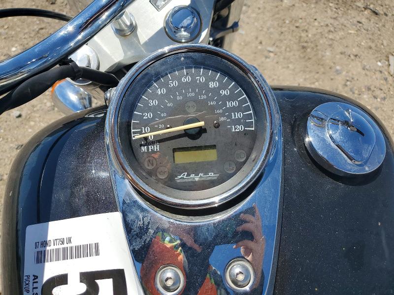 2007 Honda Vt VIN JH2RC50407M301571 COPART salvage auction — REAR END, ID - SALVAGE CERTIFICATE OF TITLE, sold $275 on 2026-07-16 (photo 7)