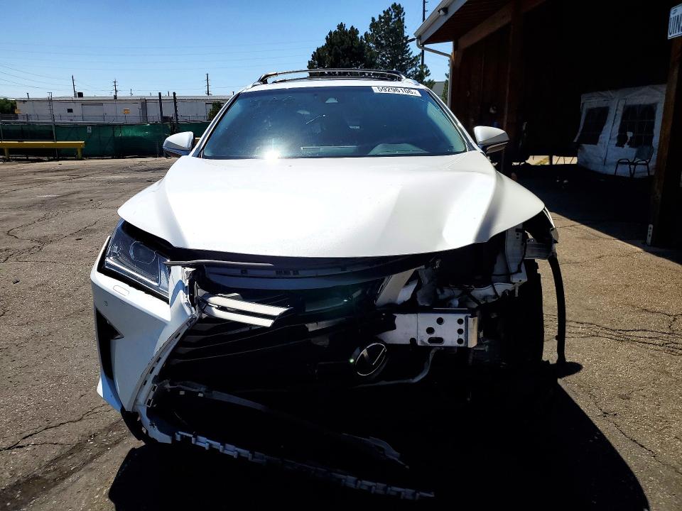 2018 Lexus Rx VIN 2T2BZMCA3JC160578 COPART salvage auction — FRONT END, Co - Salvage Title, sold $7,700 on 2026-09-17 (photo 5)