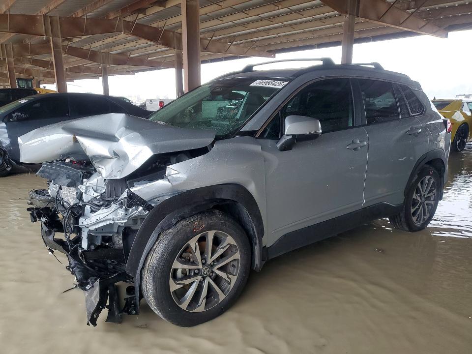 2023 Toyota VIN 7MUDAAAG9PV054426 COPART salvage auction — FRONT END, TX - SALVAGE VEHICLE TITLE (P), sold $150 on 2026-07-24 (photo 1)