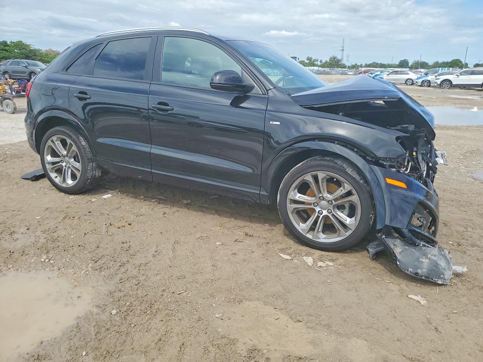 2018 Audi Q3 VIN WA1BCCFS1JR032411 COPART salvage auction — FRONT END, Fl - Cert Of Title Slvg Rebuildable, sold $400 on 2026-07-14 (photo 4)