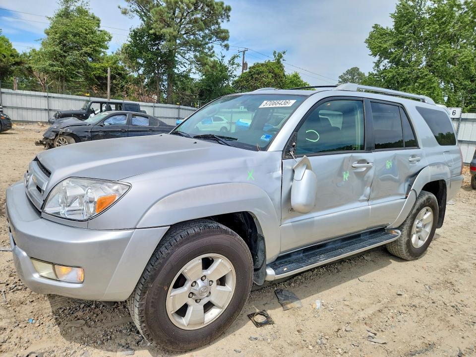 2004 Toyota 4runner VIN JTEBT17R948013200 COPART salvage auction — SIDE, Va - Certificate Of Title, sold $4,150 on 2026-07-07 (photo 1)