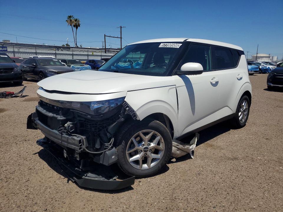 2023 Kia Soul VIN KNDJ23AU0P7871886 COPART salvage auction — FRONT END, Az - Cert Of Title - Salvage, sold $2,500 on 2026-07-06 (photo 1)