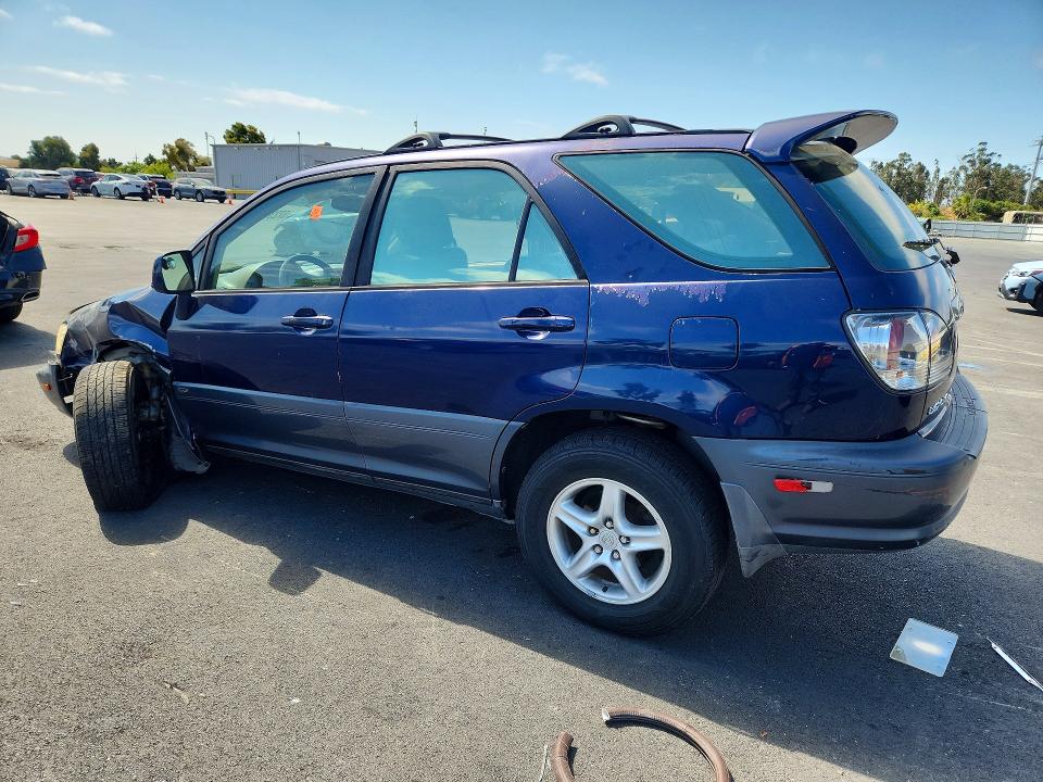 2002 Lexus Rx VIN JTJGF10U820133272 COPART salvage auction — FRONT END, Ca - Salvage Certificate, sold $450 on 2026-07-08 (photo 2)