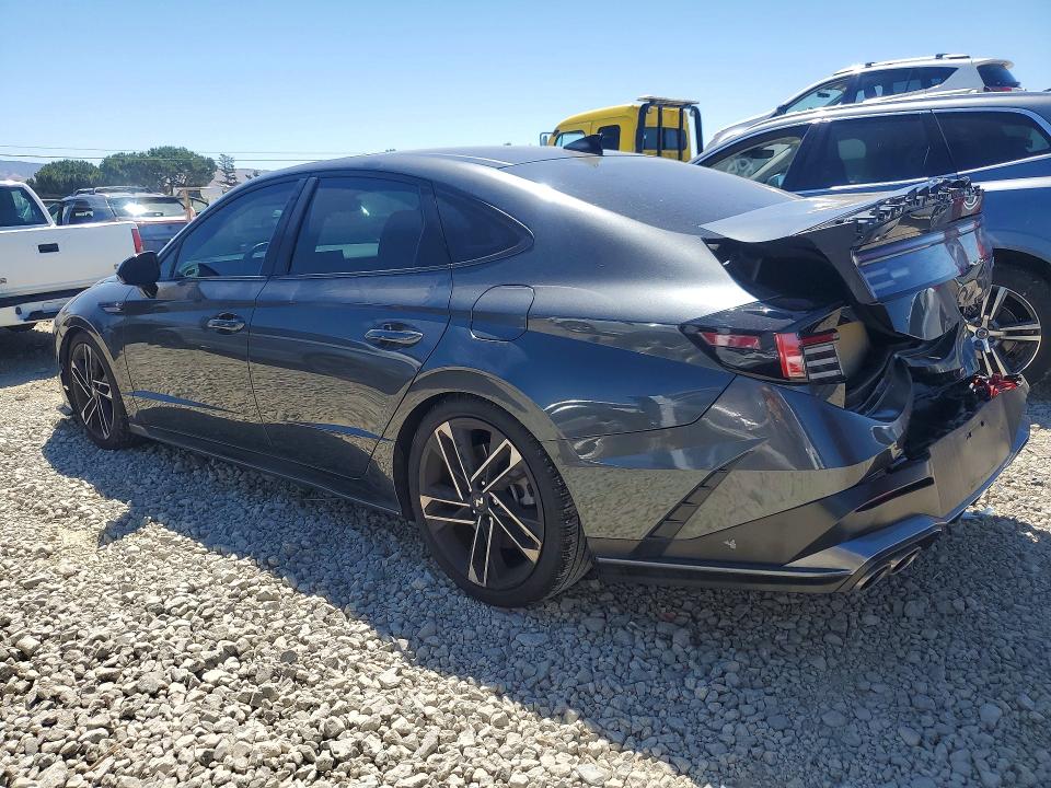 2024 Hyundai Sonata VIN KMHL54JCXRA393944 COPART salvage auction — REAR END, Ca - Salvage Certificate, sold $8,600 on 2026-07-16 (photo 2)