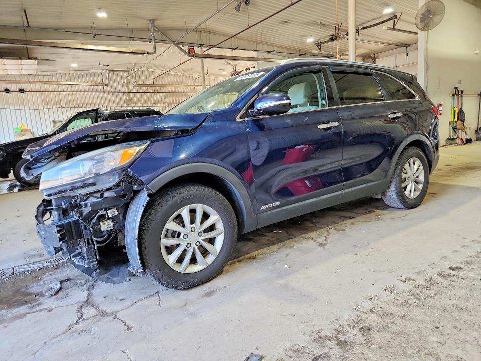 2017 Kia Sorento VIN 5XYPGDA5XHG316507 COPART salvage auction — FRONT END, Pa - Certificate Of Salvage, sold $2,150 on 2026-07-06 (photo 1)